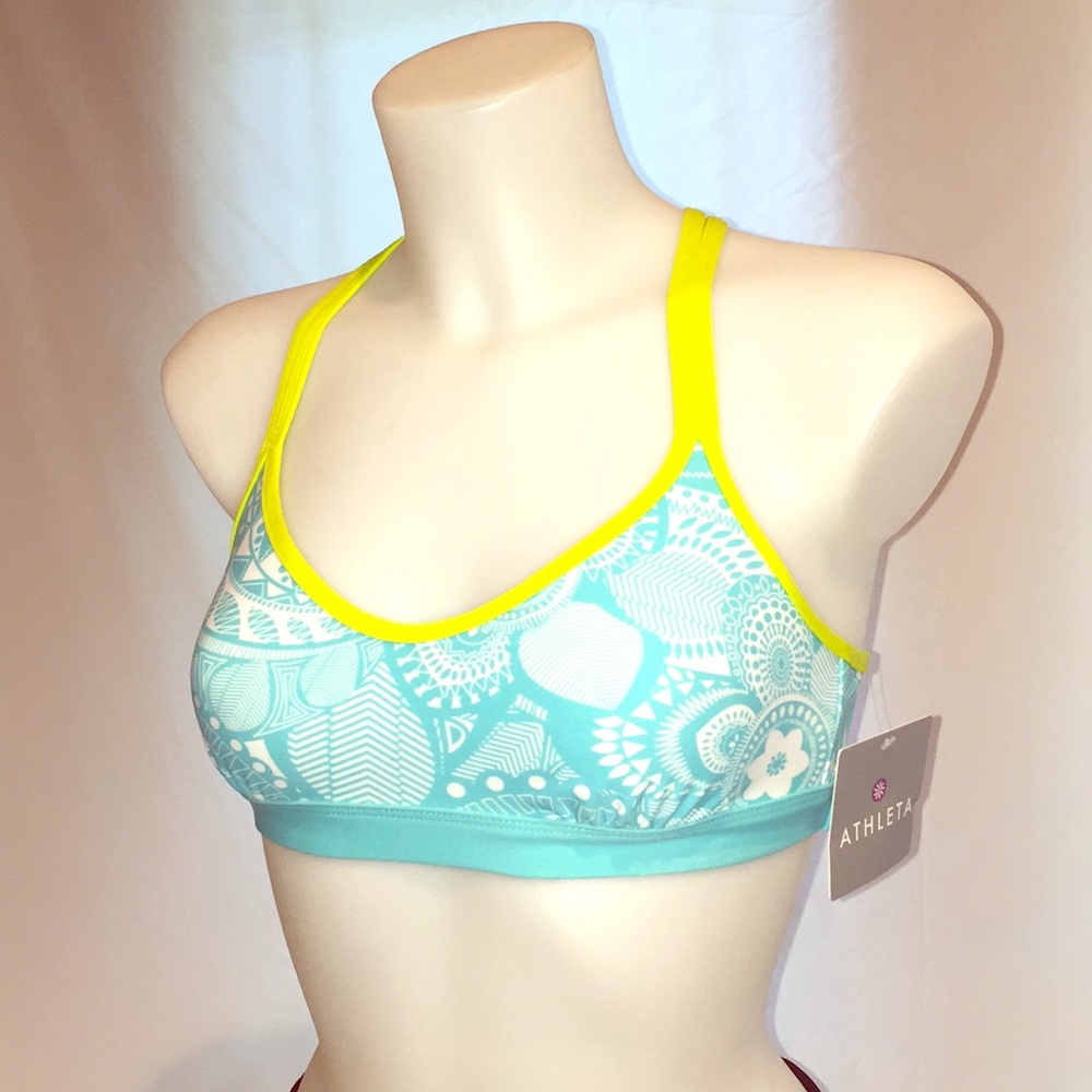 Athleta Cropped Yoga Bra Top!